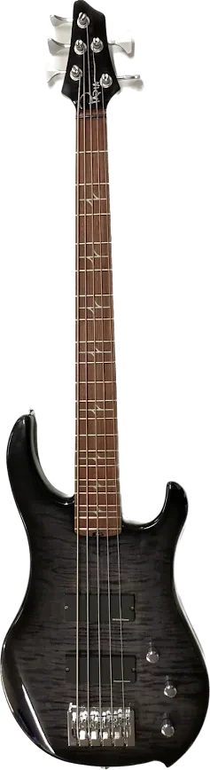 Papin five-string bass in black